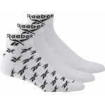 Reebok CL FO Ankle Sock 3Pack bílé / černé – Hledejceny.cz
