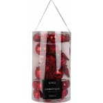 Home Styling Collection Sada vánočních ozdob 57 kusů červený – Hledejceny.cz