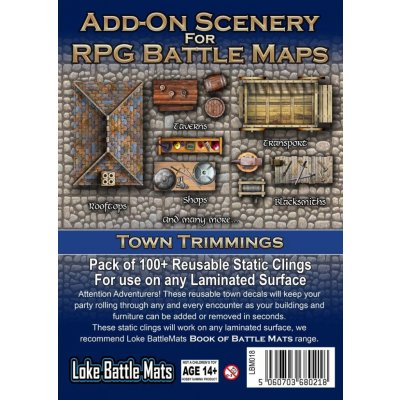 Loke Battle Mats Add-On Scenery Town Trimmings – Hledejceny.cz