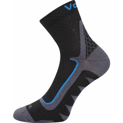 Voxx sportovní ponožky Kryptox černá/modrá – Zboží Mobilmania