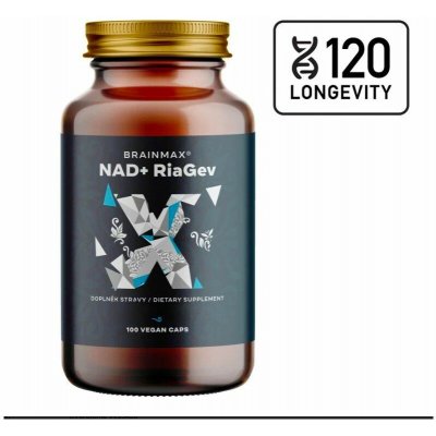 BrainMax NAD+ RiaGev 750 mg 100 rostlinných kapslí – Hledejceny.cz