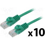 Lanberg PCU5-20CC-0025-G Patch U/UTP Kat. 5e RJ45 vidlice z obou stran lanko CCA – Zboží Živě
