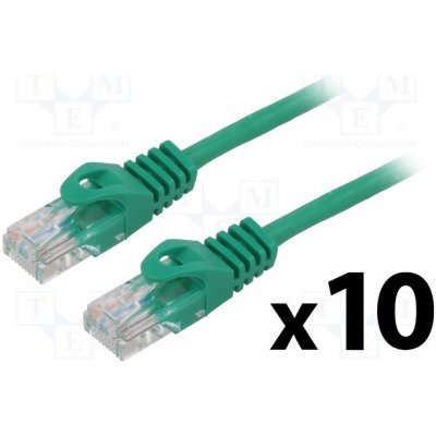 Lanberg PCU5-20CC-0025-G Patch U/UTP Kat. 5e RJ45 vidlice z obou stran lanko CCA – Zboží Živě