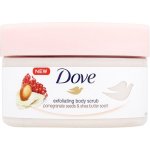 Dove Exfoliating Body Scrub Pomegranate Seeds & Shea Butter pečující tělový peeling 225 ml – Zboží Dáma