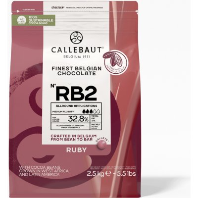 Ruby Callebaut čokoláda 2,5 kg – Hledejceny.cz
