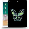 Pouzdro na tablet Picasee silikonový obal pro Apple iPad 9.7 2017 5. gen Diamanty Blue černý