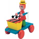 Woody tahací klaun s xylofonem – Hledejceny.cz