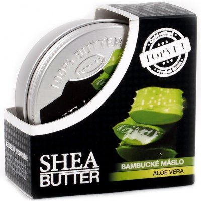 Topvet Bambucké máslo shea butter 100% s aloe vera 100 ml