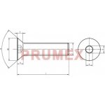 Šroub zápustný inbus DIN 7991 M3x8-8.8 pozink – Hledejceny.cz