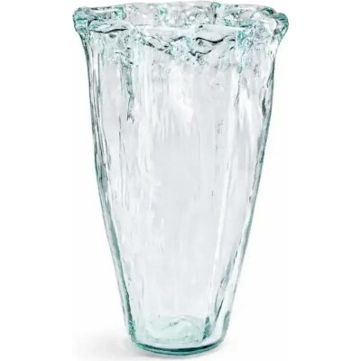 Váza z recyklovaného skla PANDORA AUTHENTIC, průhledná 19x30cm – Hledejceny.cz