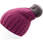 Atlantis Headwear s bambulí Monte Bianco pletená Fuchsia/šedá – Hledejceny.cz