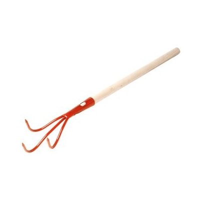 Kypřič 3 hrotý s násadou 50 cm Rosteto - oranžová – Zboží Dáma
