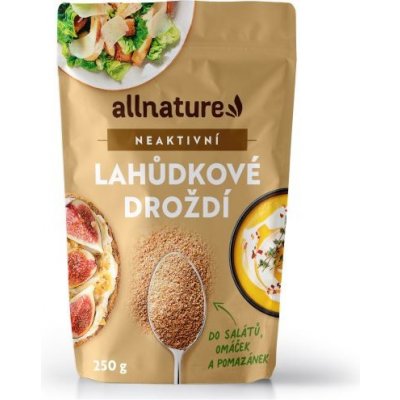 Allnature Lahůdkové droždí neaktivní 250 g – Zboží Dáma