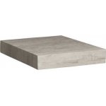 Moderní nástěnná plovoucí police 23 cm šedý dub na knihy a dekorace 5five – Zboží Dáma