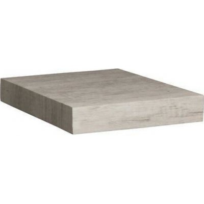 Moderní nástěnná plovoucí police 23 cm šedý dub na knihy a dekorace 5five – Zboží Dáma