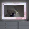 Zrcadlo Artalo LED zrcadlo s dekorem D8 50 x 50 cm