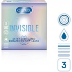 Durex Invisible Extra Lubricated 3 ks – Hledejceny.cz