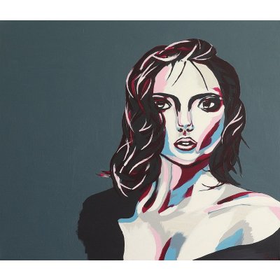 Anna Matviienko, Nicol, Malba na plátně, akrylové barvy, 70 x 60 cm – Zboží Mobilmania