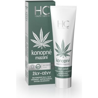 Health Culture konopné mazání žíly a cévy 75 ml – Hledejceny.cz