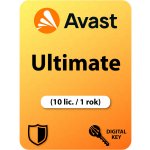Avast Ultimate 10 lic. 1 rok (AVUEN12EXXA010) – Zboží Živě