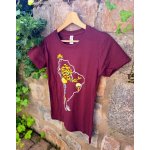 Tričko CK doJižníAmeriky.cz Vínová – Zboží Dáma