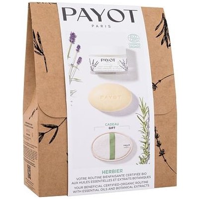 Payot Herbier univerzální pleťový krém Herbier 50 ml + tuhý masážní krém Herbier 50 g + exfoliační lufa dárková sada – Zbozi.Blesk.cz