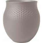 Villeroy & Boch Váza Perle velká Manufacture Collier taupe, v. cm - – Hledejceny.cz