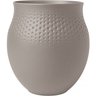 Villeroy & Boch Váza Perle velká Manufacture Collier taupe, v. cm - – Hledejceny.cz