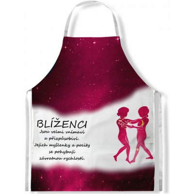 Impar Zástěra Blíženci 22.5. - 21.6. - červená – Hledejceny.cz