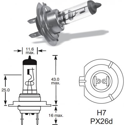 Elta H7 PX26d 24V 100W – Zbozi.Blesk.cz