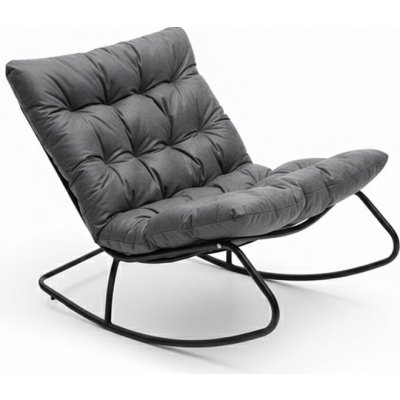 Garden Swing Comfort Mattera G1147 šedé měkké houpací křeslo – Zboží Dáma