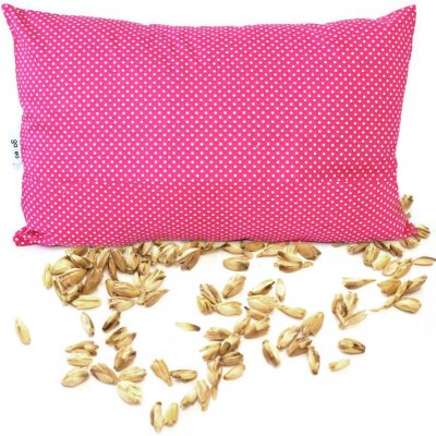 GADEO nahřívací špaldový polštářek LITTLE DOTS fuchsia 18x28 cm – Sleviste.cz
