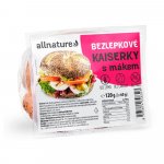 ALLNATURE Bezlepkové kaiserky s mákem 120 g – Zboží Dáma