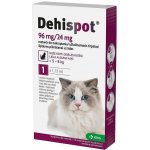 Krka Dehispot (5 - 8kg) kapky proti blechám a klíšťatům pro kočky 1 x 1,12 ml – Zboží Dáma