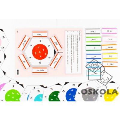 OSKOLA.cz Šestiúhelníky rozlišování sykavek C Č S Š Z Ž – Hledejceny.cz