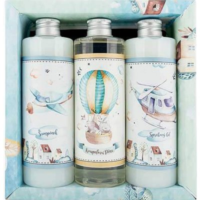 Bohemia Gifts pro kluky XL gel 250 ml + šampon 250 ml + pěna 250 ml dárková sada – Zboží Mobilmania