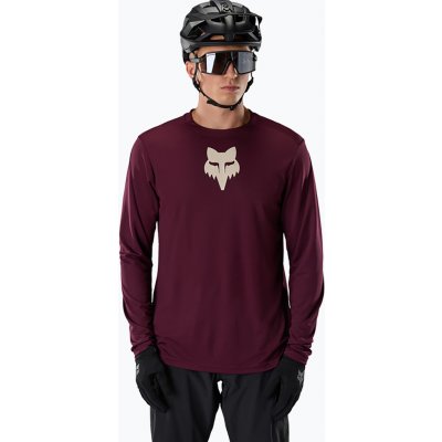 Fox Racing Ranger Fox Head LS Dark Maroon pánský – Zboží Mobilmania