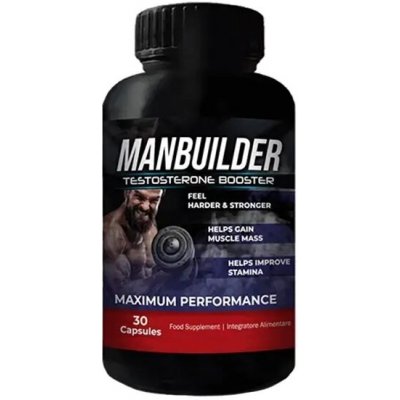 ManBuilder Testosterone Booster kapsle 30 kapslí – Sleviste.cz