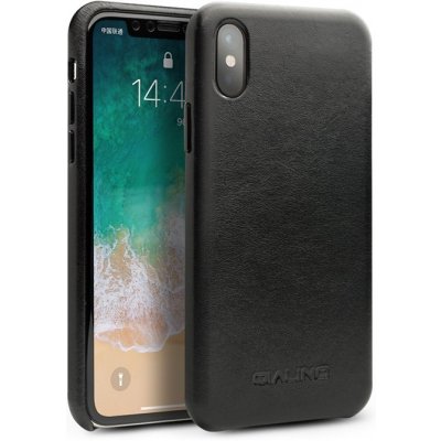 Pouzdro AppleMix Apple iPhone X/Xs - kožené - černé – Sleviste.cz