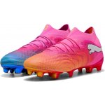 Puma FUTURE 9 MATCH FG/AG JR Růžová Oranžová Světle modrá Bílá – Zboží Dáma