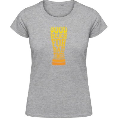 Gildan Soft-Style Dobré pivo na zlé časy Flakatá sivá – Hledejceny.cz