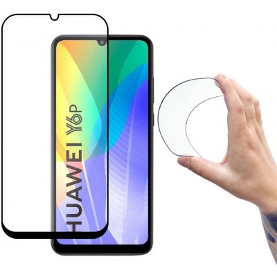 Wozinsky Full Cover Flexi Nano glass film tvrzené sklo s rámečkem Huawei Y6p černé
