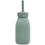 KIKKABOO Láhev s brčkem Platinum Silicone Sage – Sleviste.cz