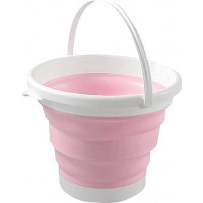 Úklid pro klid Skládací kbelík 10 l Růžová – Zboží Mobilmania