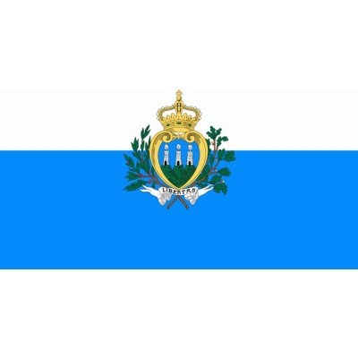 Státní vlajka San Marino tištěná venkovní Alerion – Hledejceny.cz