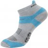 Progress Running Socks běžecké ponožky šedátyrkysová