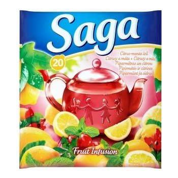 Saga čaj citrusy máta 20 x 2 g