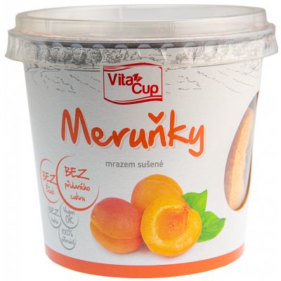 VitaCup Meruňky plátky sušené mrazem 20 g – Zboží Dáma