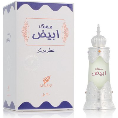 Afnan Musk Abiyad parfémovaný olej unisex 20 ml – Zboží Mobilmania
