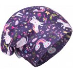 Unuo Dětská čepice fleecová spadená Jednorožci – Zboží Dáma